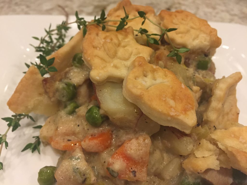 deep dish turkey pot pie