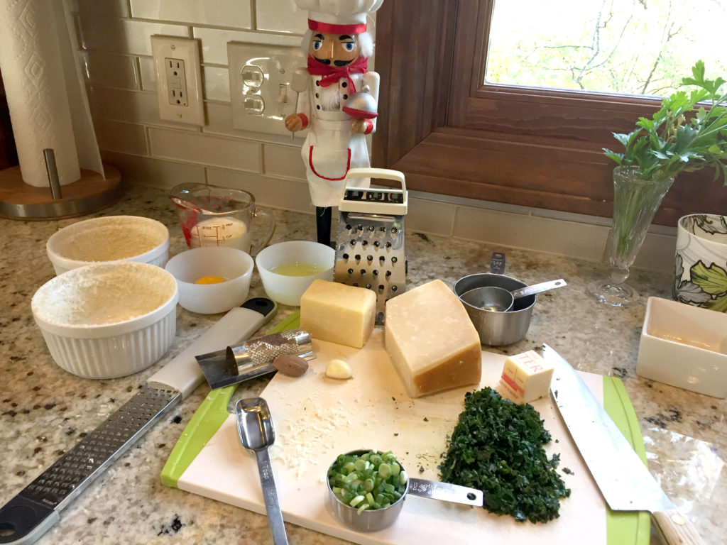 Kale Souffle ingredients