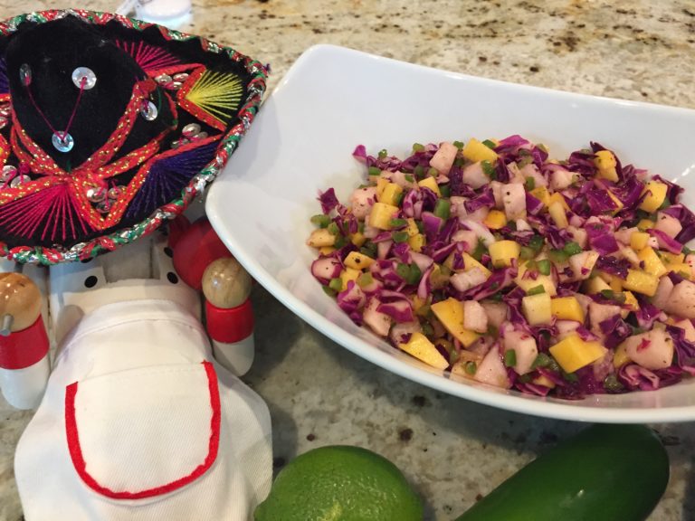 Jicama Mango Slaw Mincoff Café