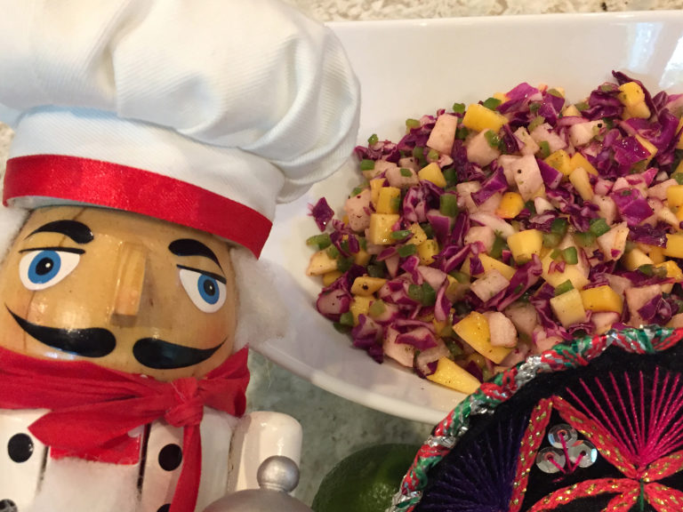 Jicama Mango Slaw Mincoff Café