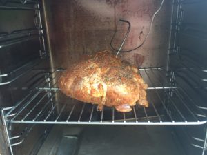 smoking pork shoulder