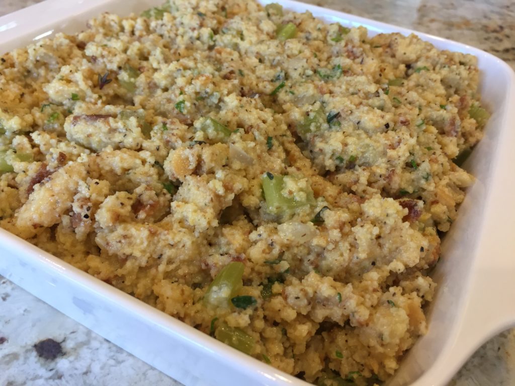 Southern Style Corn Bread Dressing with Sage & Thyme Mincoff Café