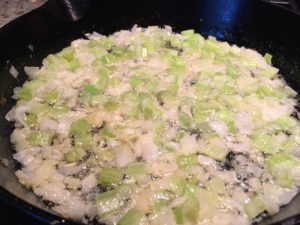 sauté onions & celery