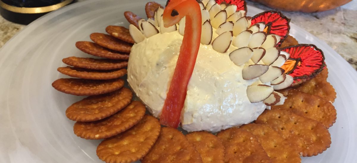 Super Cute Turkey Cheese Ball
