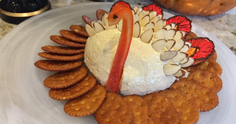 Super Cute Turkey Cheese Ball