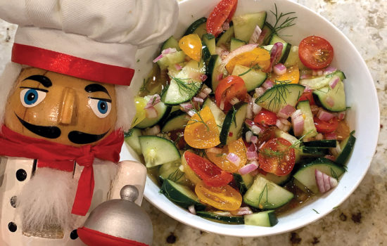 Tomato, Cucumber & Dill Salad