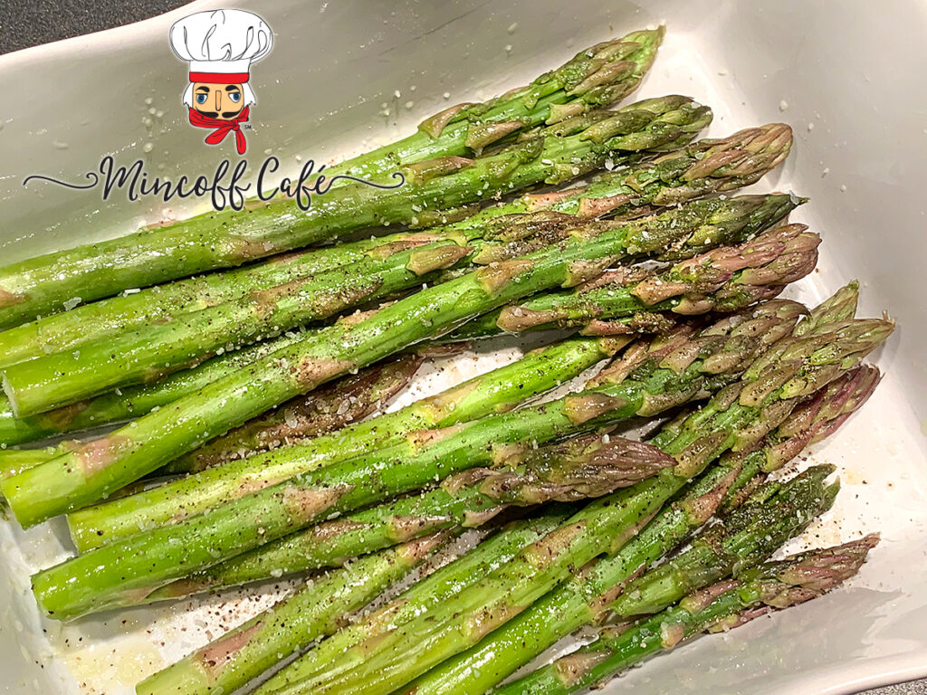 3 Minute Apsaragus Steamed In The Microwave Mincoff Caf   3 Minute Microwave Asparagus 3 Logo 1024x768 