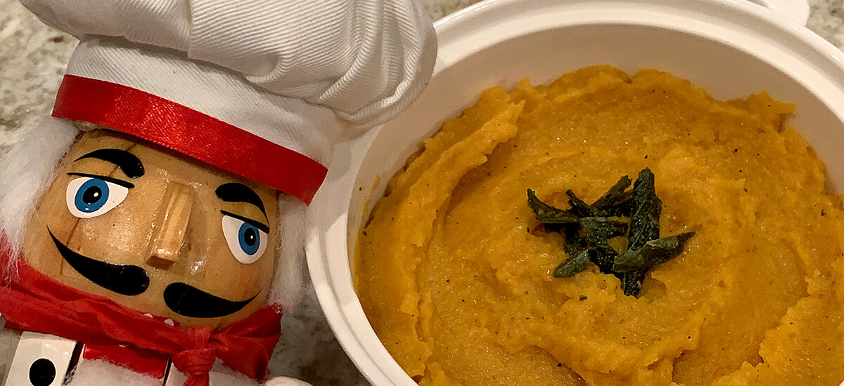 Butternut Squash Mash with Sage Brown Butter
