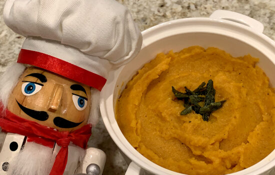 Butternut Squash Mash with Sage Brown Butter