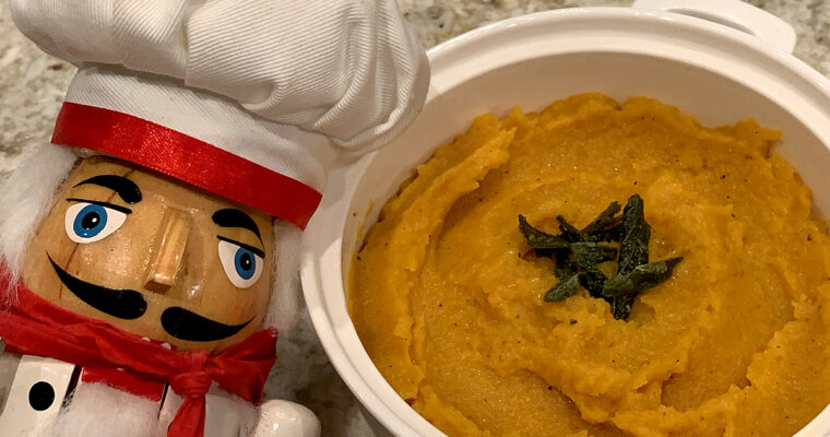Butternut Squash Mash with Sage Brown Butter