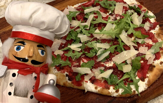 Beef Carpaccio & Truffle Pizza