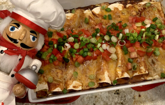 Chicken Enchiladas – Red & White Sauce