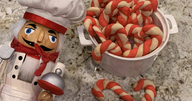 Peppermint Candy Cane Cookies