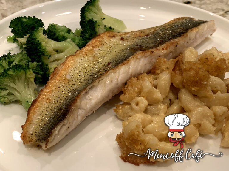 Light & Healthy Pan Seared Walleye Mincoff Café